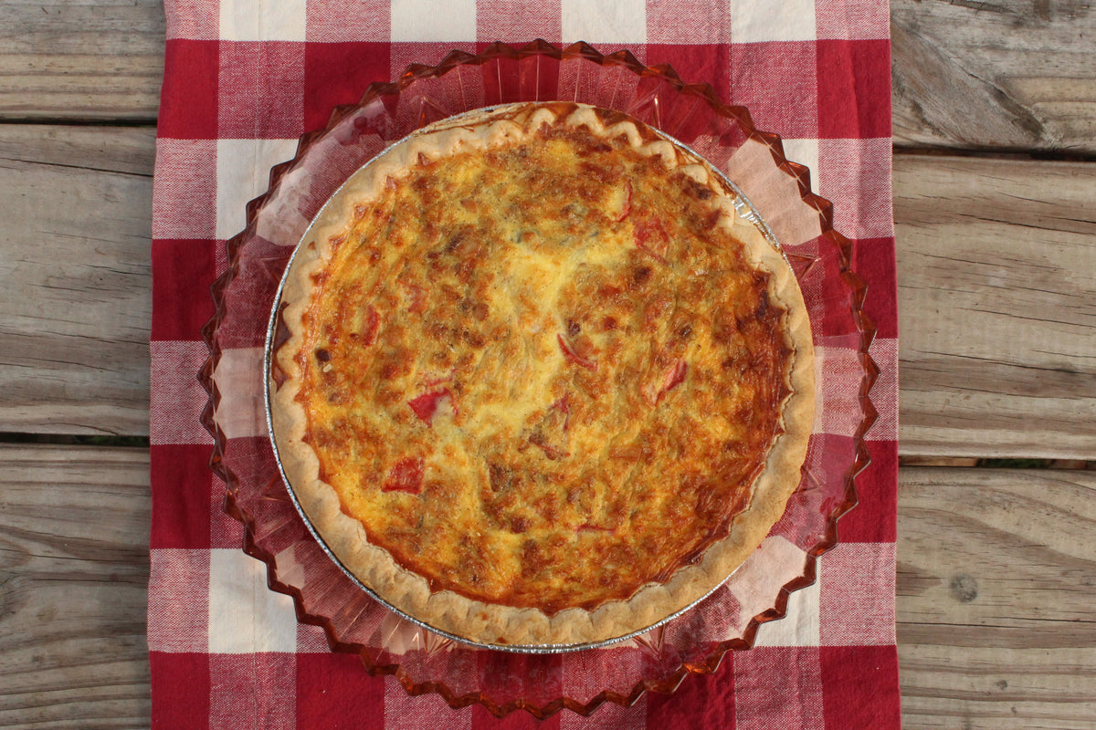 Broccoli and Tomato Quiche